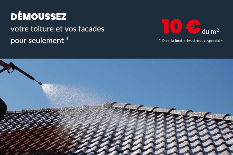 Promotion démoussage toiture